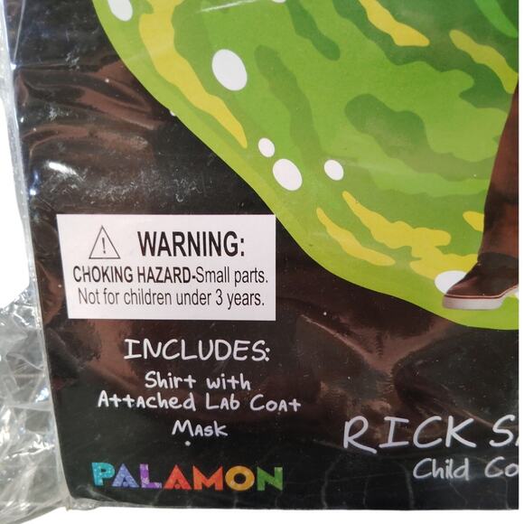 Teen Boys Rick Costume - Rick and Morty Size XL (14-16) Halloween Multi-Colored - Picture 7 of 11